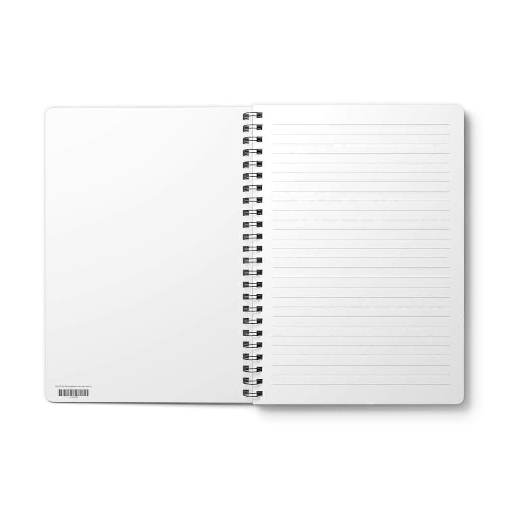 HopeFox A5 Spiral Notebook — Cute Fox Logo Lined Journal for Notes & School